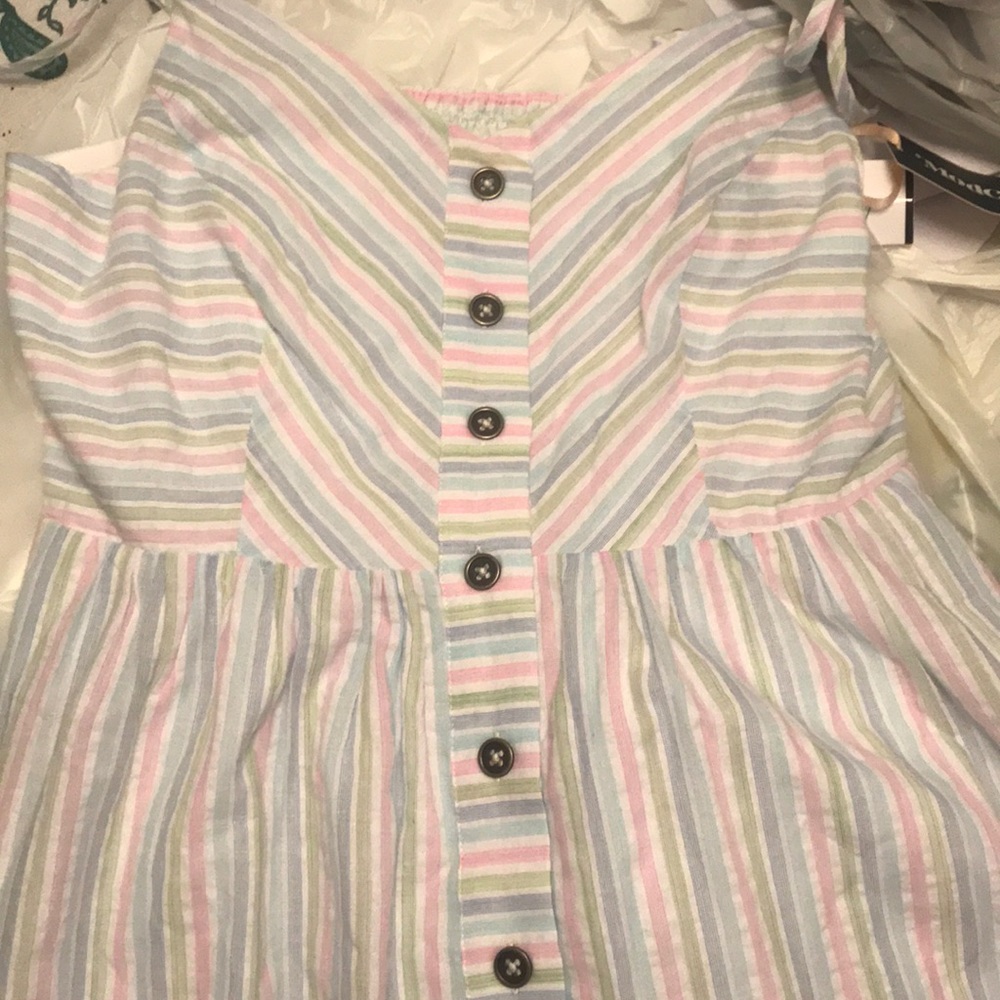 ModCloth pastel stripe dress - Picture 5 of 8
